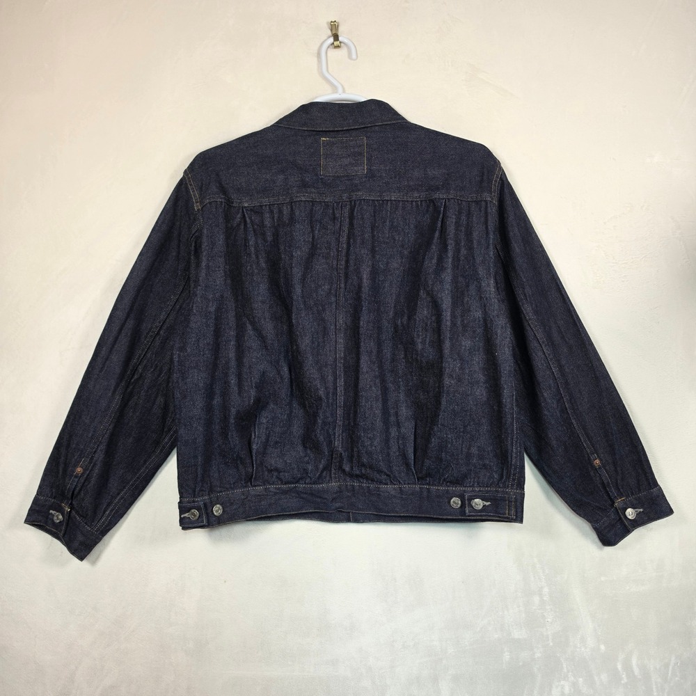 Levi's 507XXE Type II Jacket Mens 46 XXL Dark Indigo Selvedge Japan Big E T-Back - Picture 8 of 16